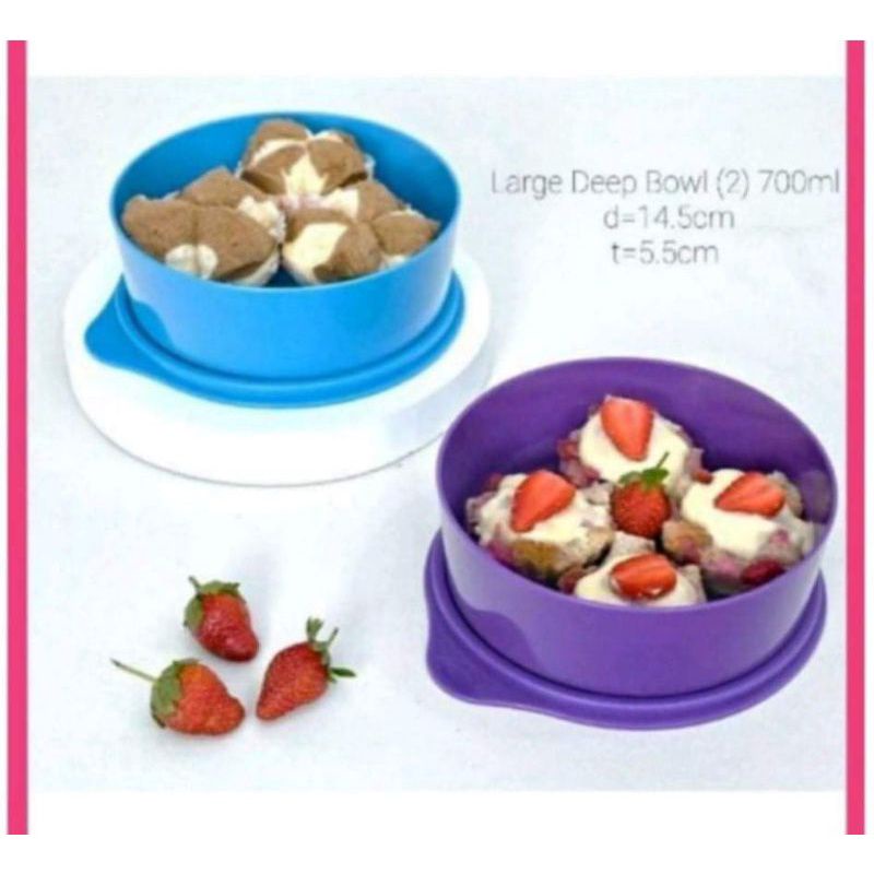 Large deep Bowl Tupperware