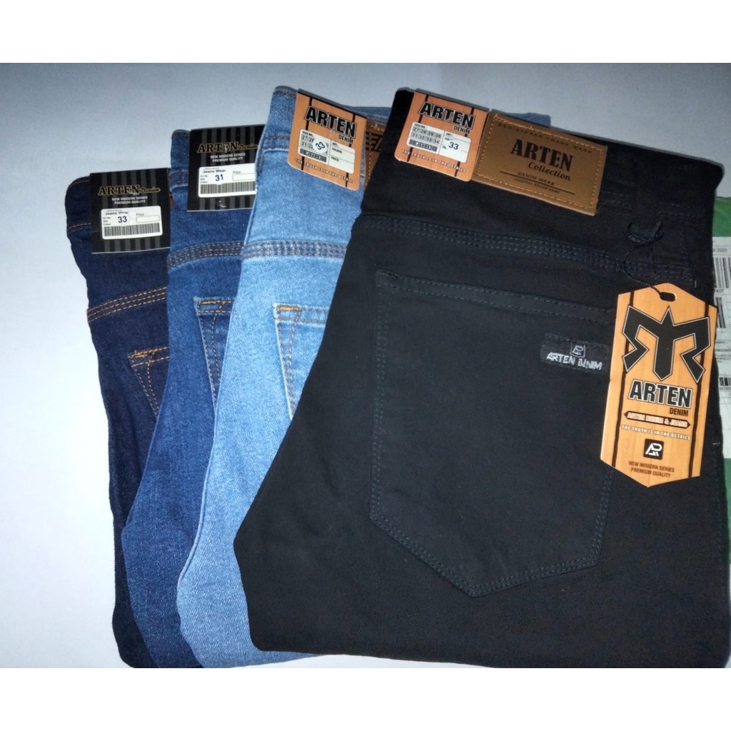 Celana panjang jeans hitam pria / celana jeans hitam pensil / celana jeans cowok - Skinny/Pensil/Slim fit - Ar Jeans