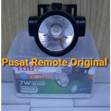 SENTER KEPALA LUBY 7W 7 WATT L-2871 PUTIH KUNING ORIGINAL ASLI