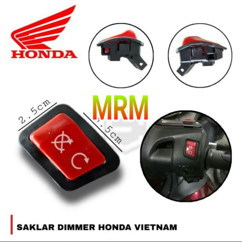 Saklar stater dan saklar on/of lampu motor  honda vario 150 pcx