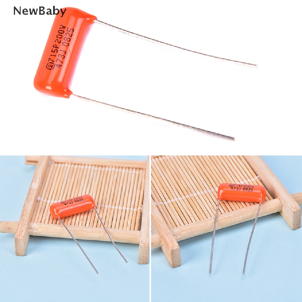 1pc Kapasitor Single Coil Pickup 0.047uf 473J Untuk Gitar Elektrik / Akustik