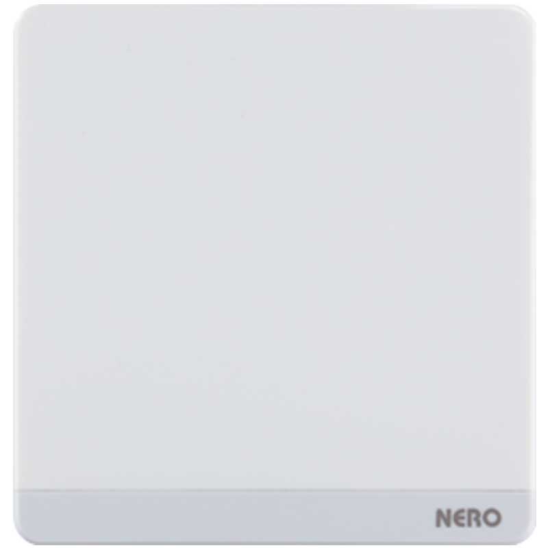 DECORA Q700-White 1 Gang Blank Plate NERO