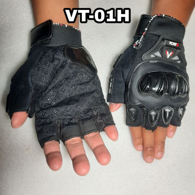 Sarung Tangan Voltz VT-01H Half VT01H VT 01H Motor Pendek Setengah batok keras