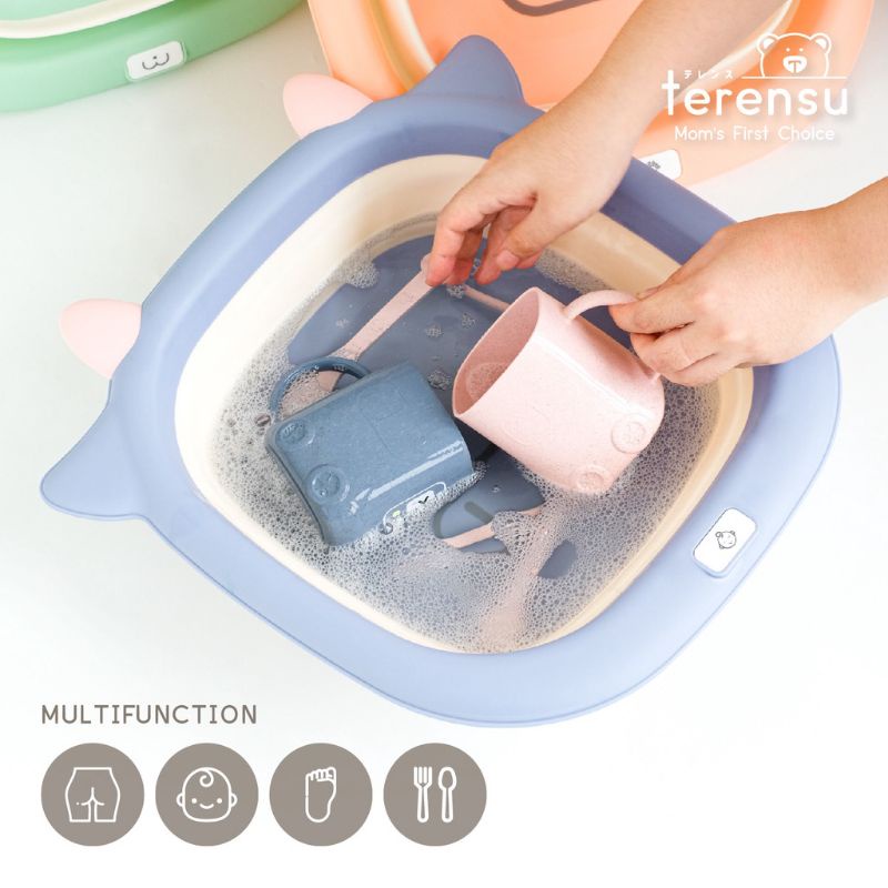 Terensu Baskom Lipat Bayi / Portable Foldable Wash Basin