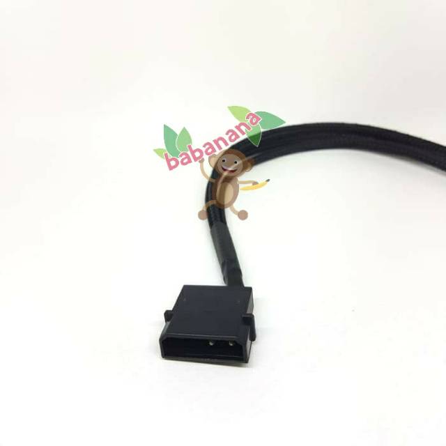 Kabel Konverter 1xMolex Female to 3x 4 Pin Female Fan Cable Converter