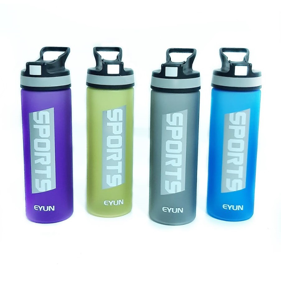 BOTOL MINUM PLASTIK SPORT OLAHRAGA SEPEDA SEDOTAN 750 ML DRINK WATER BOTTLE YY502 BAGUS