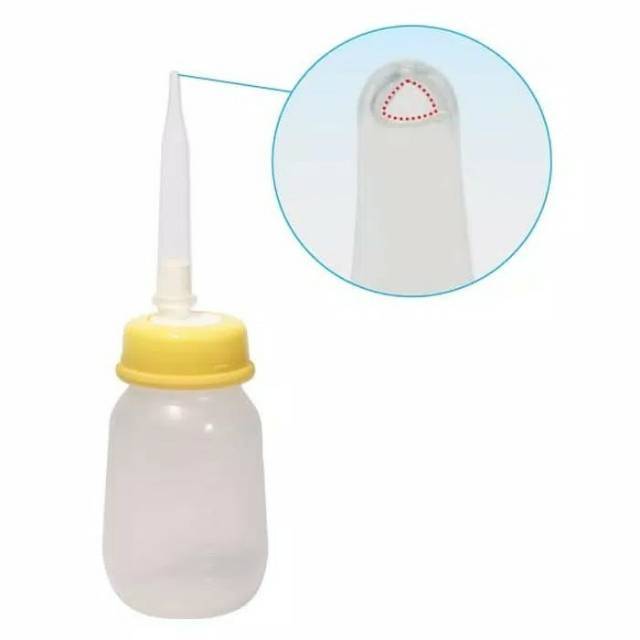 Pigeon Bottle Long Silicone Nipple Bibir Sumbing Botol Pipet Cleft Palate