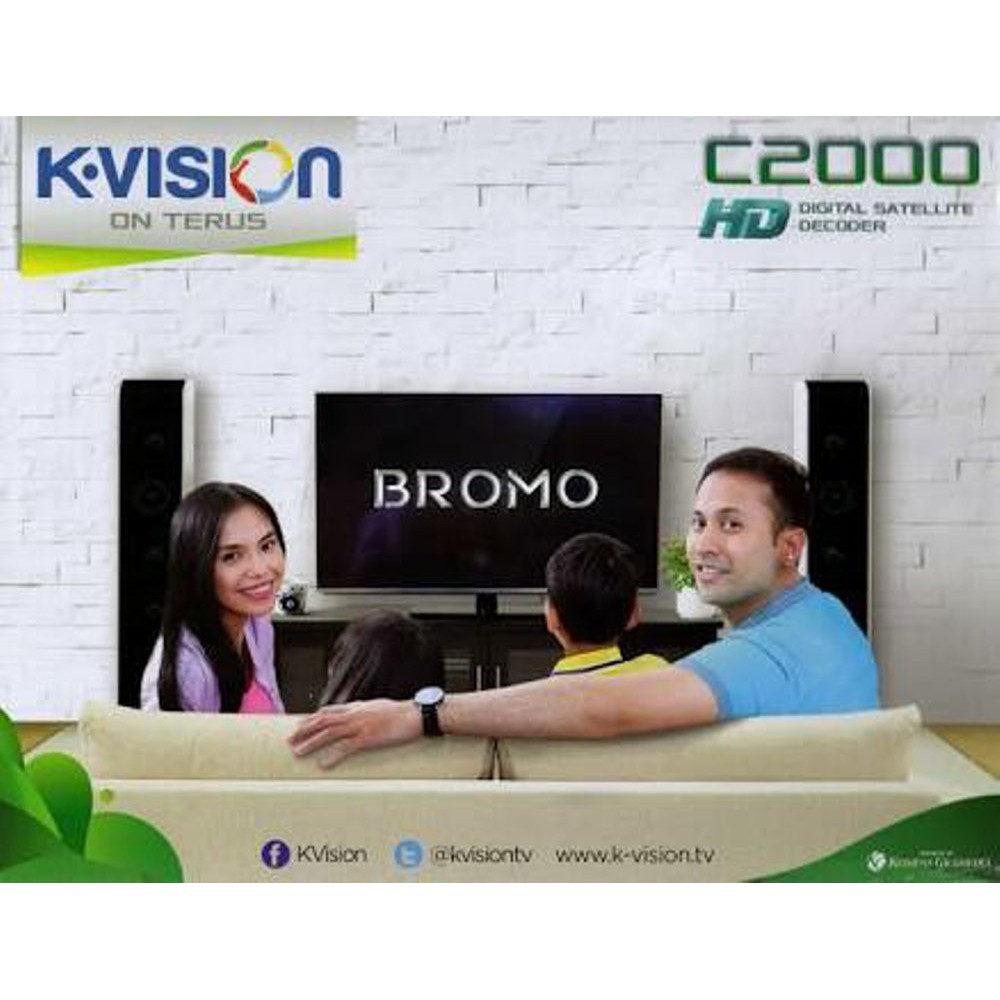K Vision C2000 HD Bromo C Band Receiver Parabola Murah Bagus