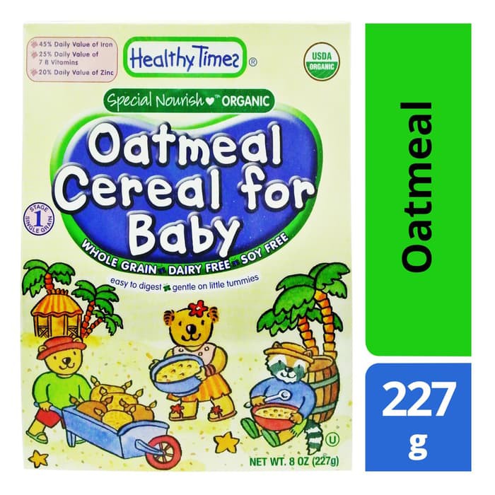

#HANDCARRY Healthy Times Organic Baby Cereal Oatmeal 227g - UFOHCR3195