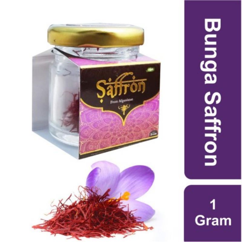 Saffron Asli Afganistan - Bunga Safron 1 gram original
