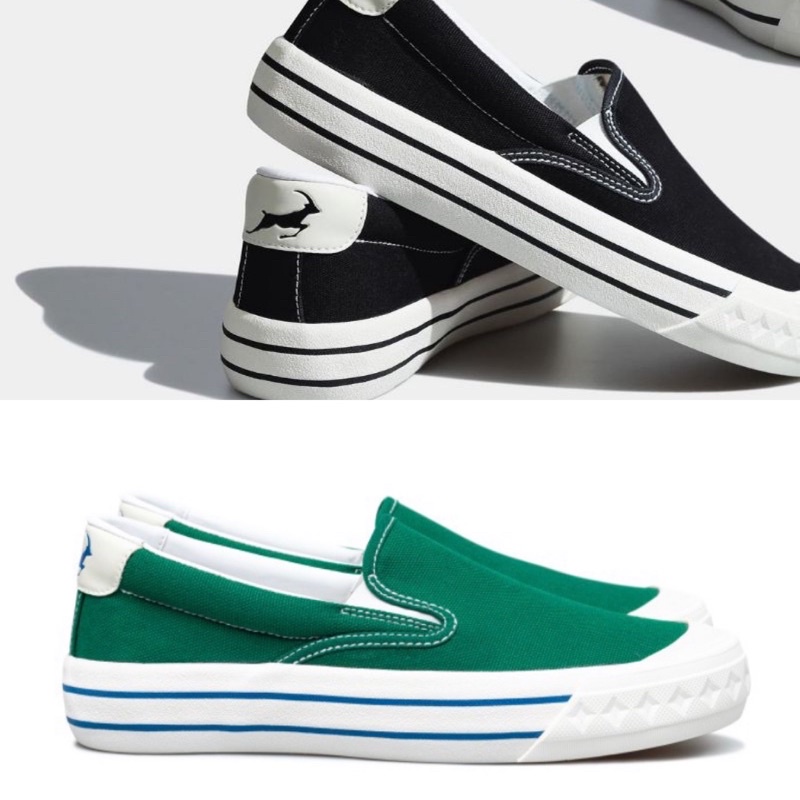 Sepatu Compass Retrograde Slip On Gren