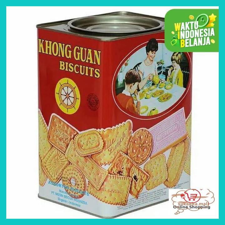 

U79Iytut- Khong Guan Assorted Red Segi / Khong Guan Kaleng Besar 1600 Gram Ae5Wrf4-