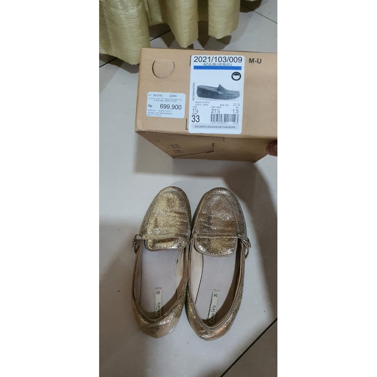 Zara Girls Shoes size 35 Sepatu Zara Girls Loafers