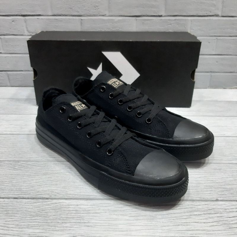 (GRADE ORIGINAL) SEPATU CONVERSE ALLSTAR ALL STAR FULL HITAM SEPATU SEKOLAH PRIA WANITA CONVERSE ALL