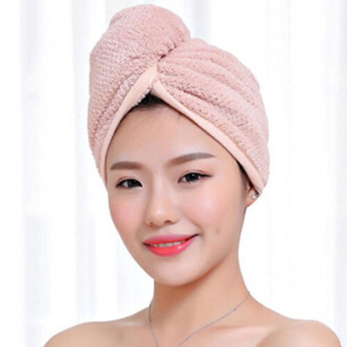 Handuk Pengering Rambut Kepala Hair Wrap Quick Drying Towel