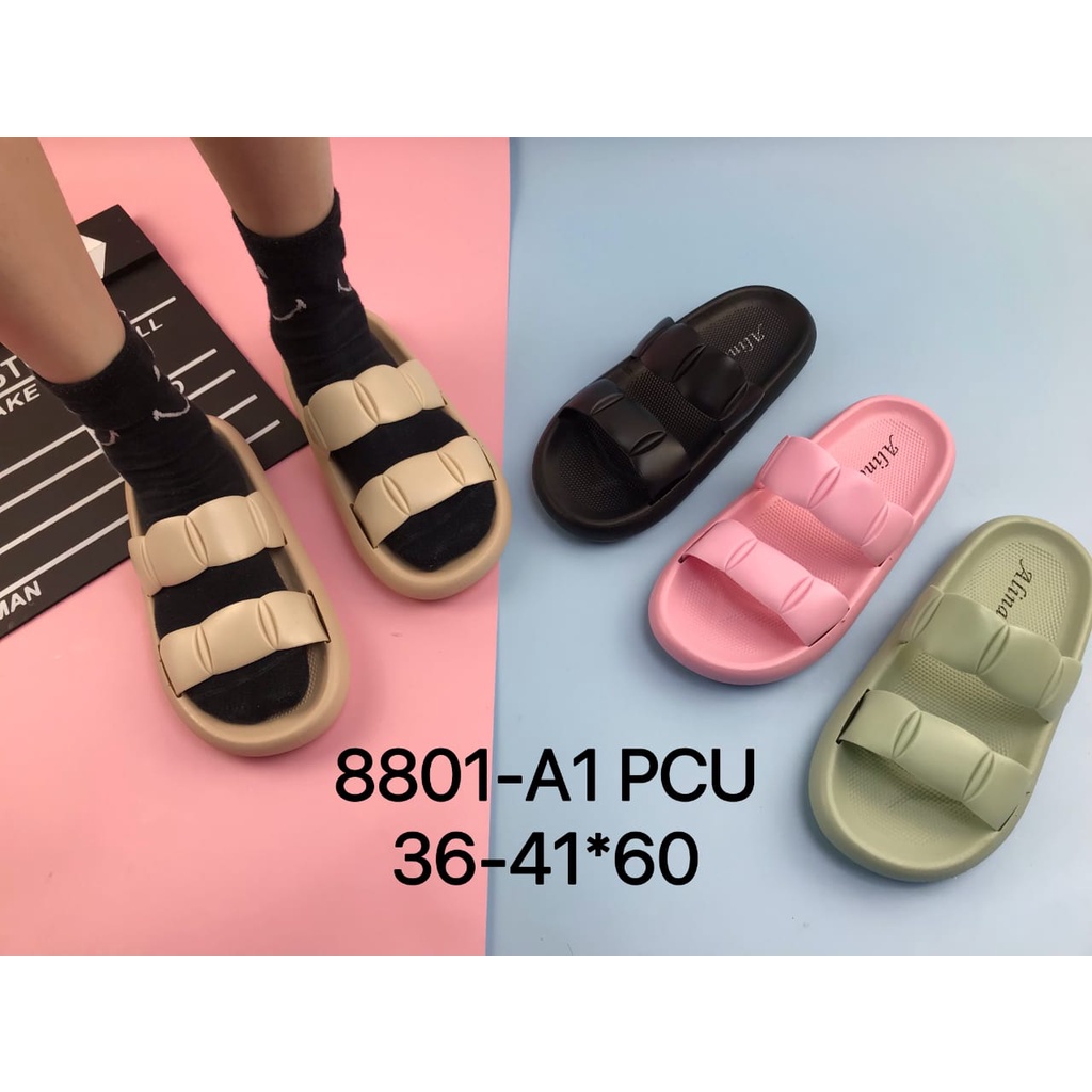 MINISOO Part 2 - PVC Sandal Jelly Kerut Dua import