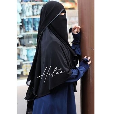 NIQAB CADAR HADRAMAUT / BUTTERFLY / CADAR SIFON SILKY SIFON PREMIUM