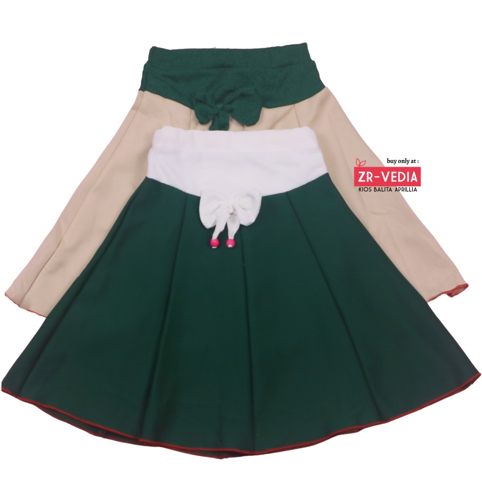 [POLOS] Rok Pita Bianca uk 6-7 Tahun / Skirt Anak Perempuan Cewek Pendek Polos Import Best Quality