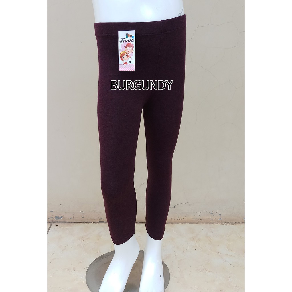 Celana Legging Polos Katun Anak Elastis Celana Anak / Legging Anak