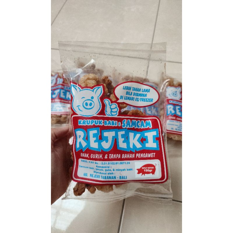 

Krupuk/Kerupuk Babi Samcan Rejeki Bali