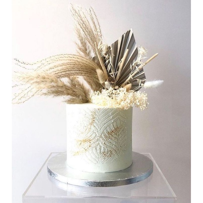 1 Set Bunga Hiasan Kue Ulang Tahun / Dried Dry Flower Artificial / Bunga Kering ( Cake Decoration )