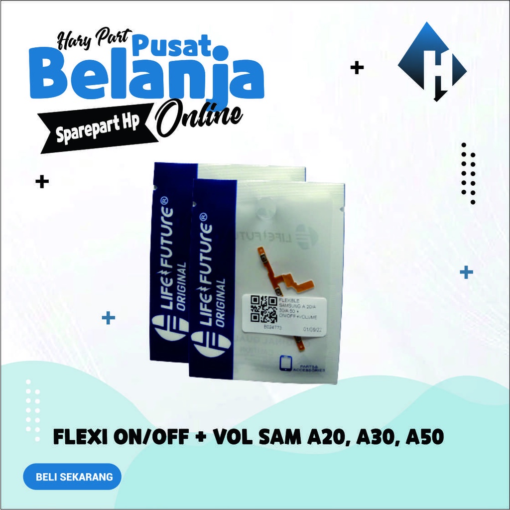 Flexible On Off + Volume Samsung A20 / A30 / A50