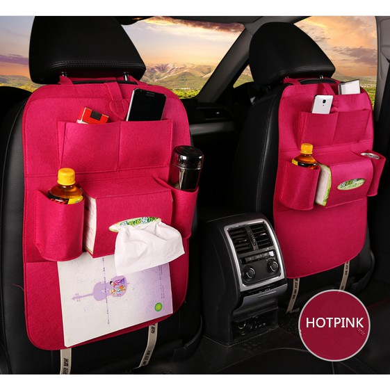 Tempat Tissue Botol Minum Gadget Mobil Elegant Car Seat Organizer Unik Auto Seat Organizer Drink