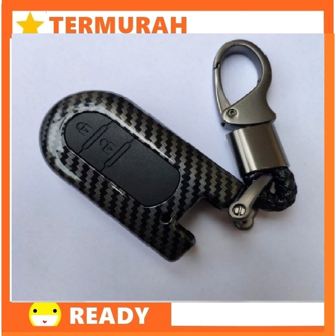 CASING KESING GANTUNGAN KUNCI REMOTE MOBIL ALL NEW RUSH 2018 up AVANZA 2019-ON CARBON - AKSESORIS VA