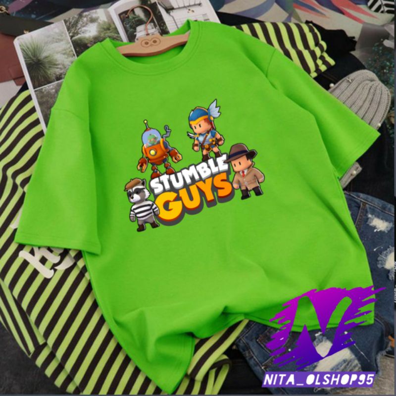 kaos stumble guys terbaru baju kaos anak stumble guys