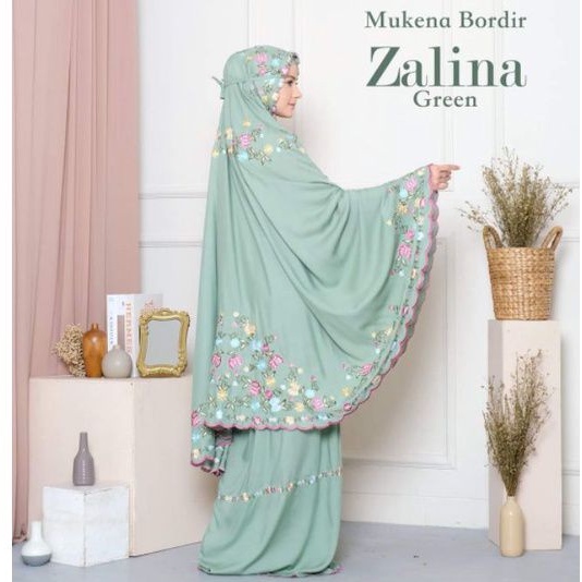 Mukena Zalina Bordir Mukena Dewasa