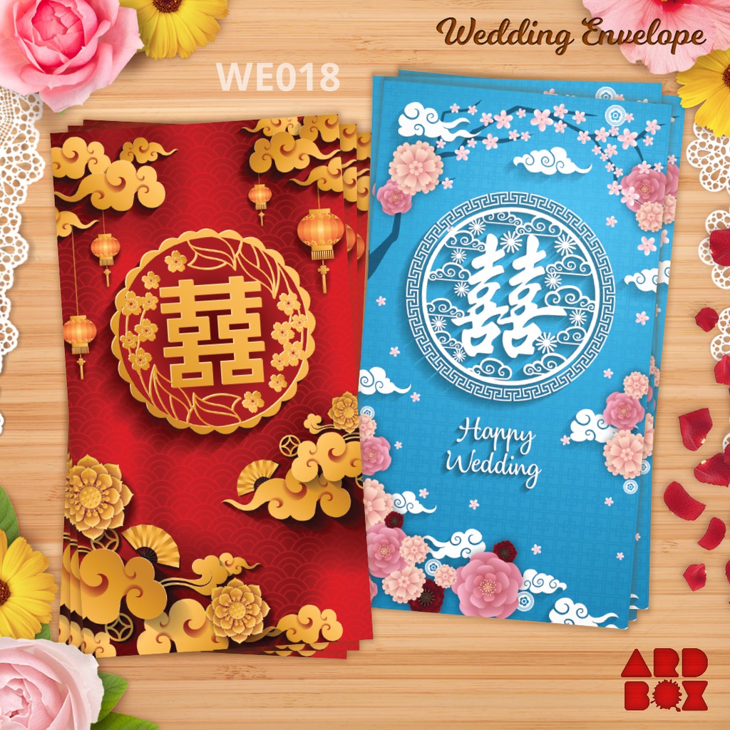 

Custom Angpao Wedding Double Happiness Suangsi Terbaru WE018