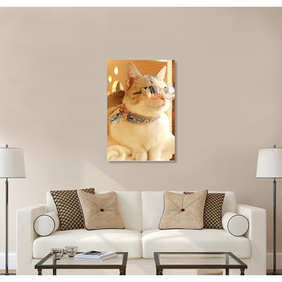 Hiasan Dinding Kamar Cat / Hiasan Dinding Cat/ Lukisan Cat/ Walldecor /Poster Kayu