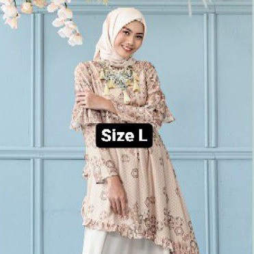 Kirana Tunik Caviar L by wearing Klamby