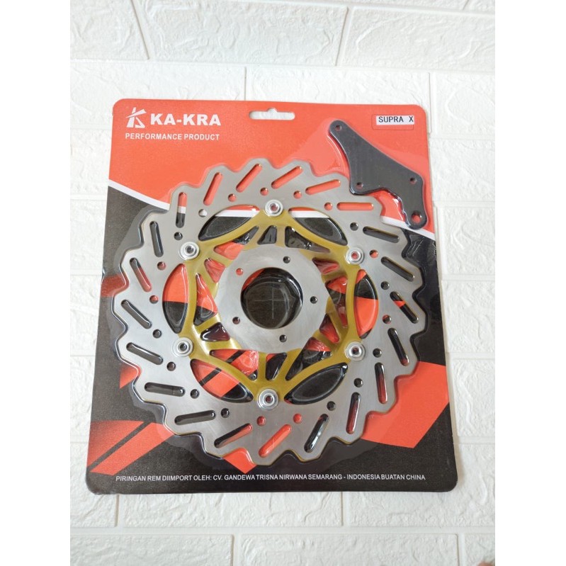 Piringan cakram depan lebar 300mm Jup Z | Vixion| Karisma| Mio Soul| Beat| Supra X| Jupiter Mx| RX King New| Blade