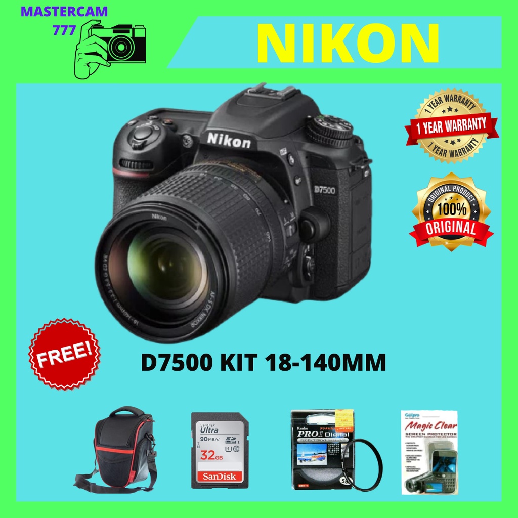CAMERA NIKON D7500 Kit 18-140mm