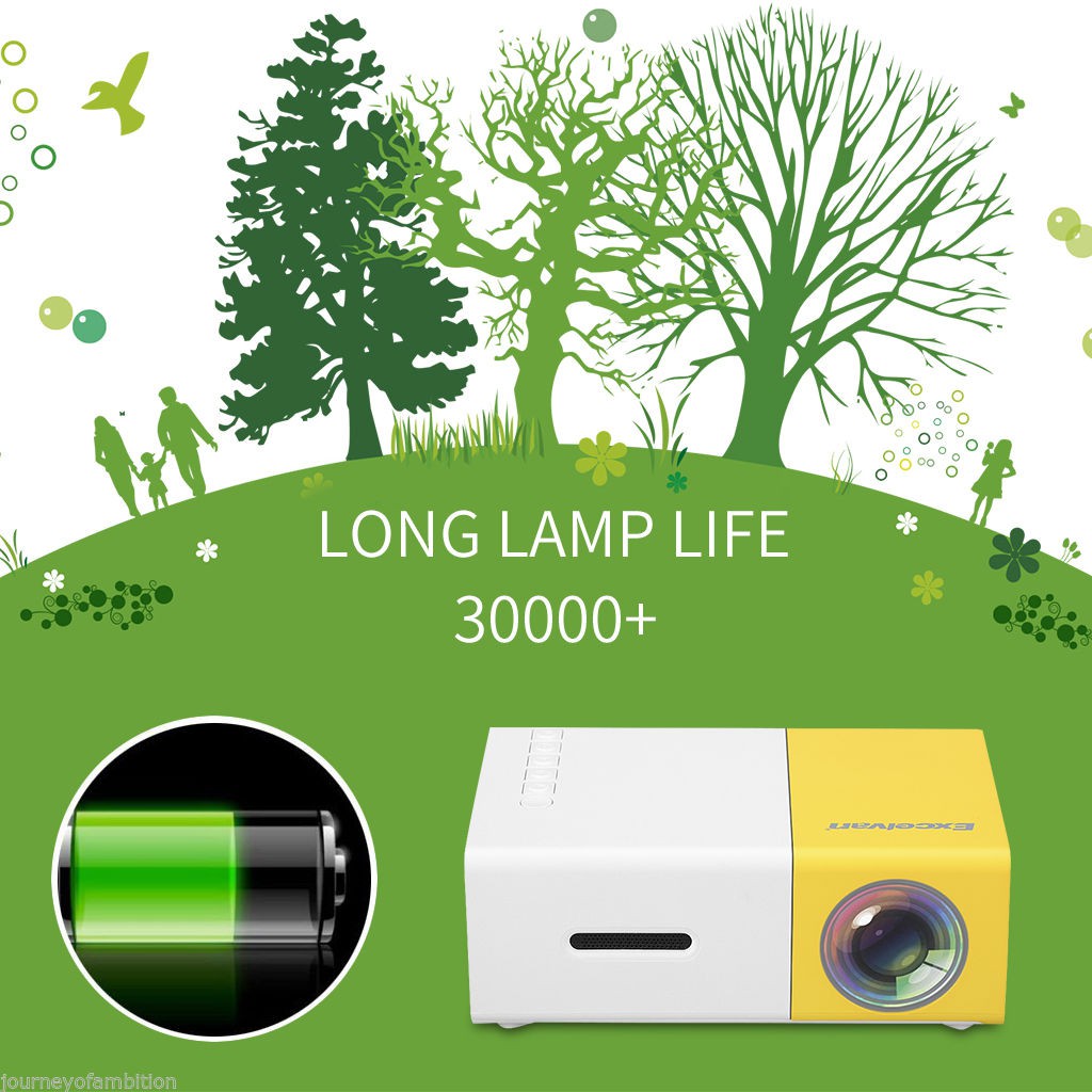 Super Mini Led Projector YG300, Murah Meriah Berkualitas Free Mini Tripod