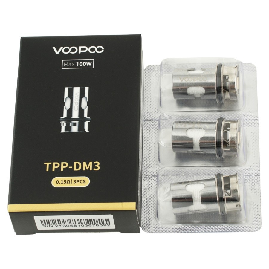 Coil TPP DM3 0.15 80-100w Voopoo TPP DM 3 0.15OHM