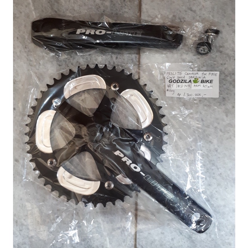 PROLITE Crankset SARDINIA 48T For FIXIE Single Speed - ORIGINAL
