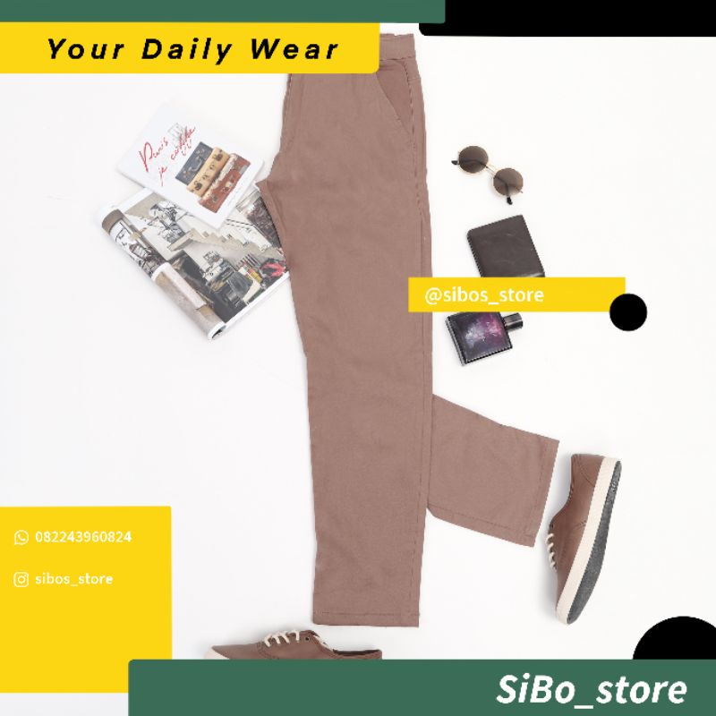 Long Chino Pants Celana Panjang Chino Pria