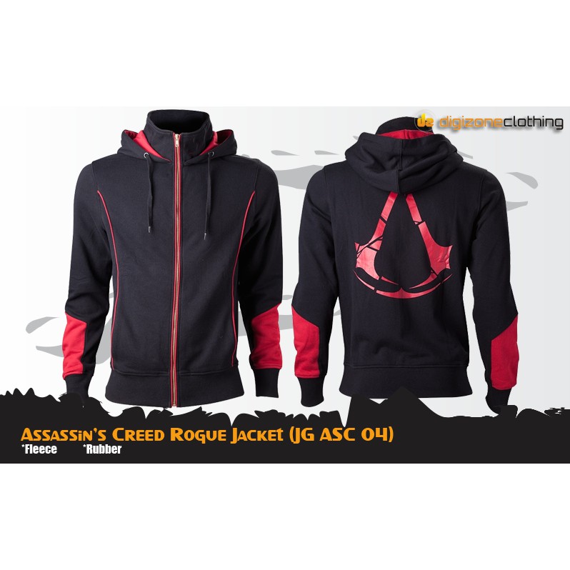 Jaket Pria Hoodie Assassin Mode Game Assassin's Creed - JG ASC 04