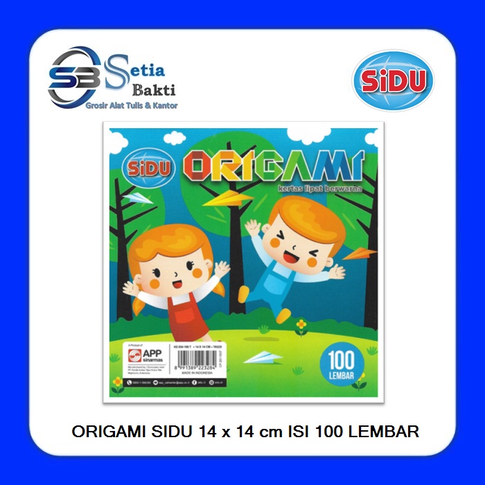 

SINAR DUNIA Origami 14 x 14 Isi 100 Lbr - Kertas Warna / Lipat / Hias Sidu - 1 Pak