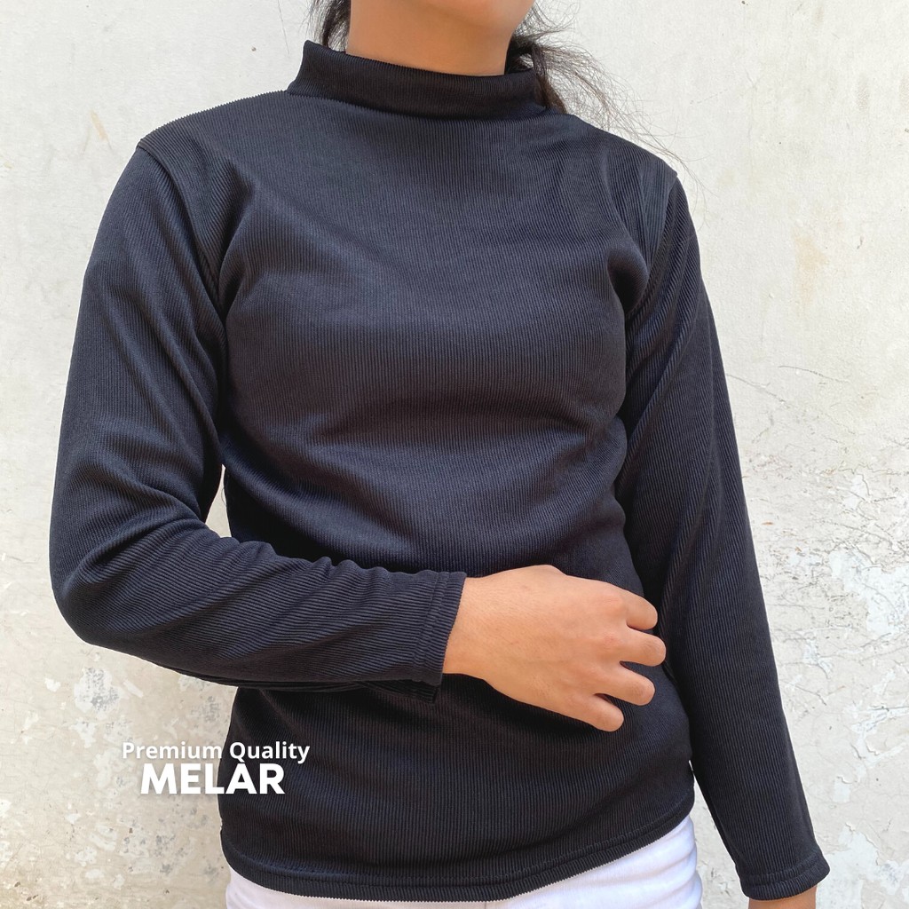 MANSET TURTLE NECK RAJUT POLOS WANITA / MANSET MUSLIMAH-NON MUSLIMAH / MANSET POLOS