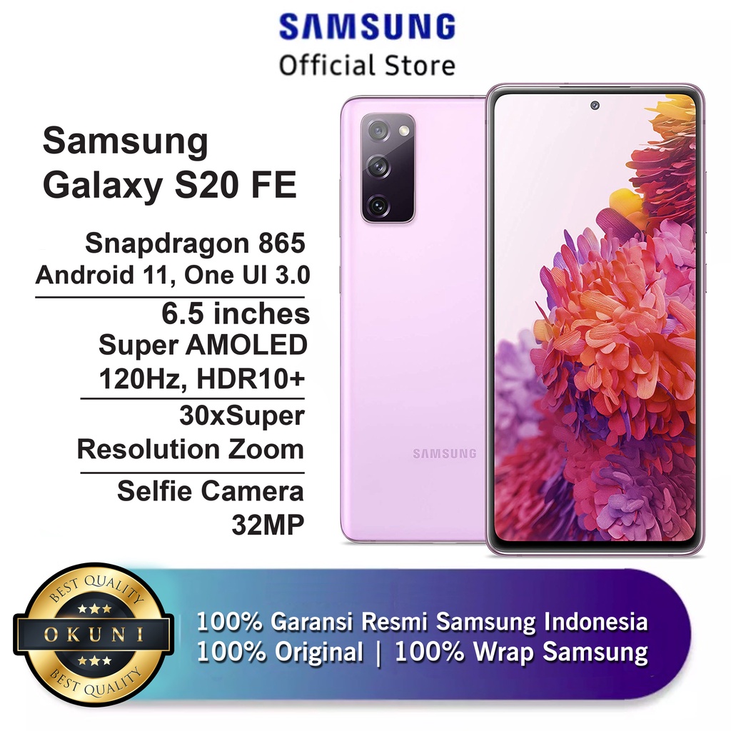 Jual Samsung Galaxy S20 FE Snapdragon 8/128 GB New Garansi Resmi ...