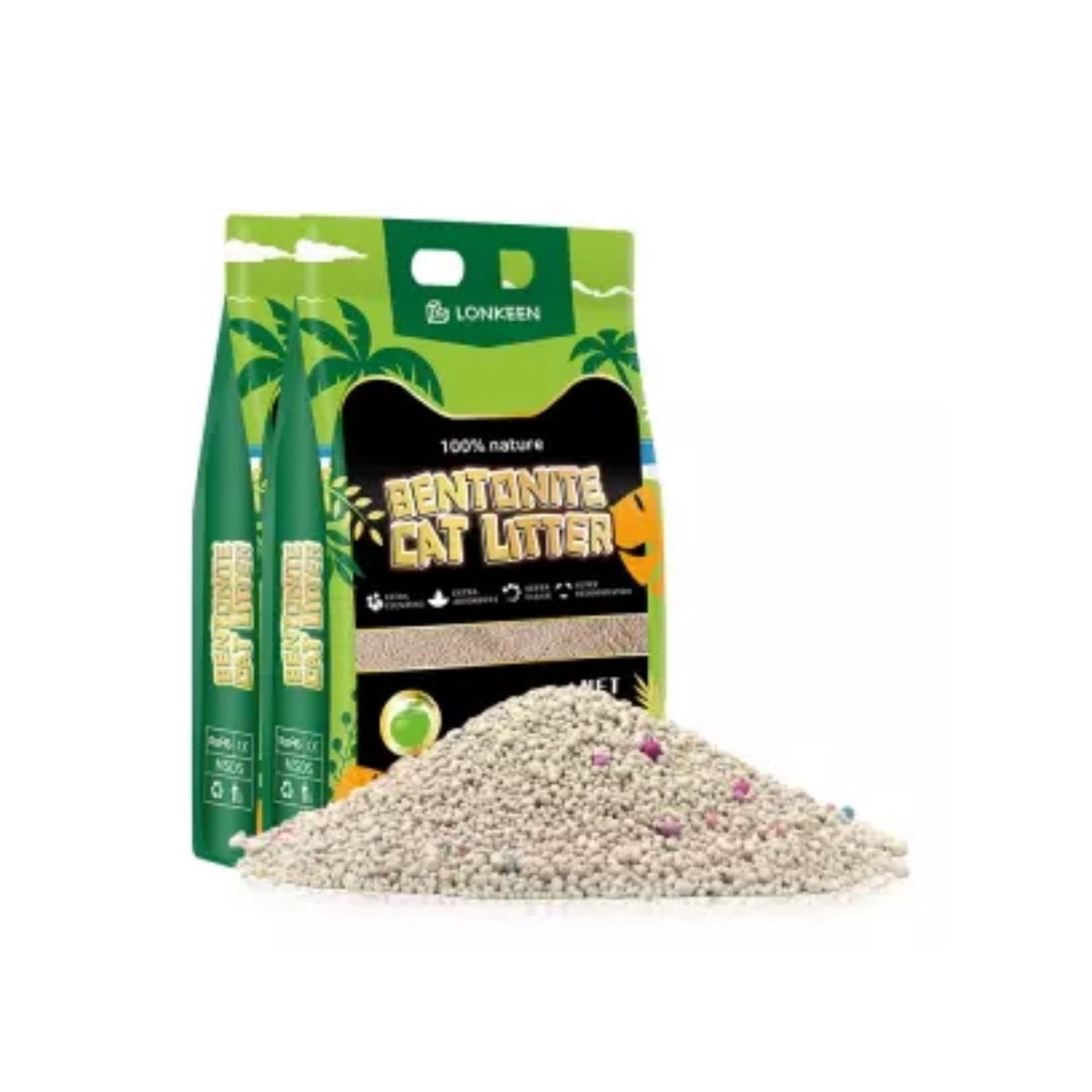 PH.Medan PASIR LONKEEN Bentonite Cat Litter 5L - LAVENDER