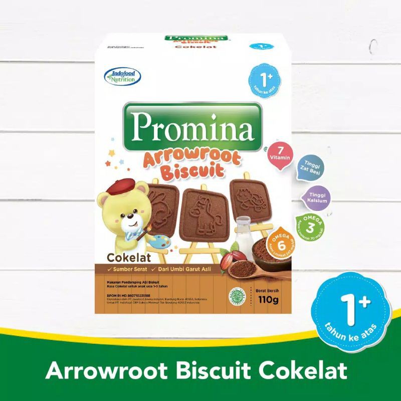 Promina cookies arrowood biscuit 1 tahun ke atas 110 gram