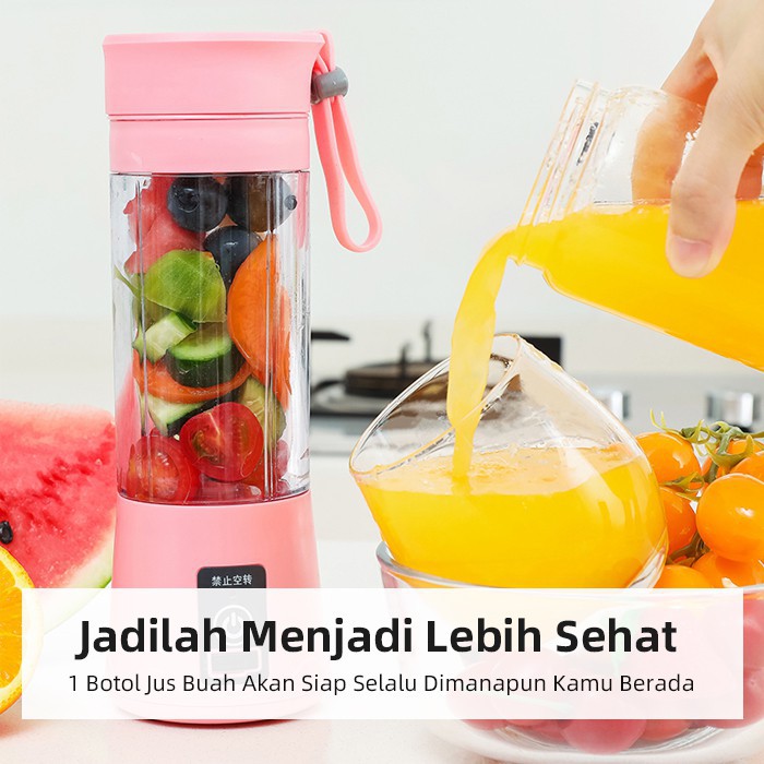 [DEASHOP] JUICE CUP BLENDER MINI PORTABEL / USB BLENDER JUICER / FREE USB CABLE