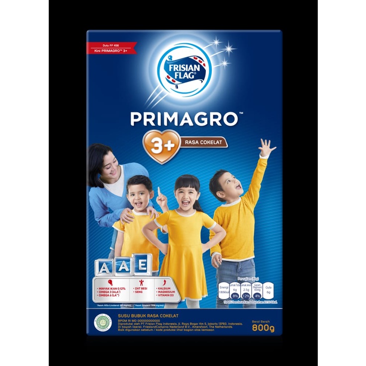 PRIMAGRO 3+, 750g SUSU PERTUMBUHAN ANAK TINGGI KALSIUM DAN DHA