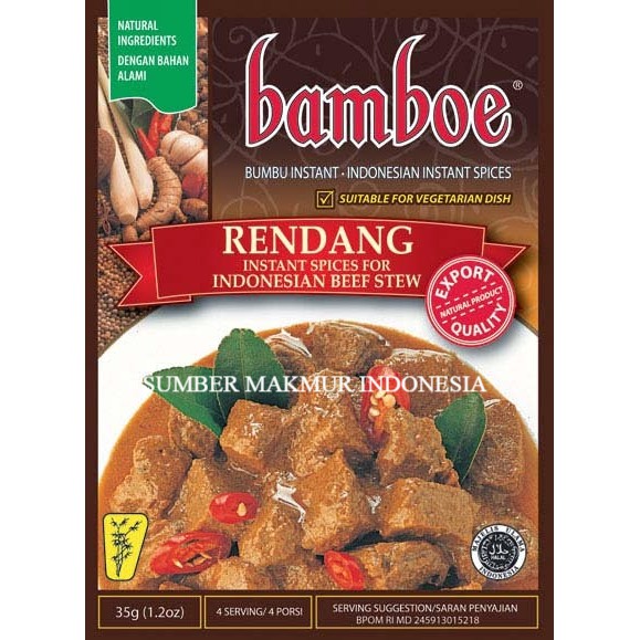 BUMBU INSTANT BAMBOE RENDANG- ECERAN