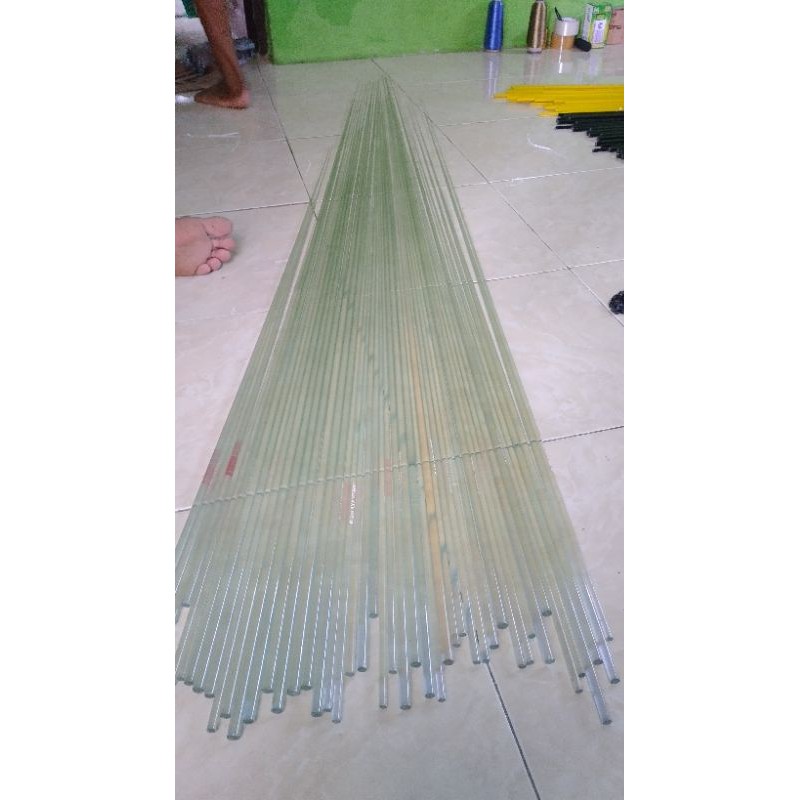 fiber solid Warna Bening Kaku