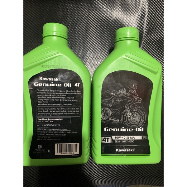 Oli Kawasaki 1Lt / Oli mesin Kawasaki / Pelumas mesin Kawasaki